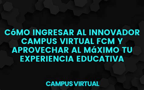 pefcm|Campus Virtual FCM.